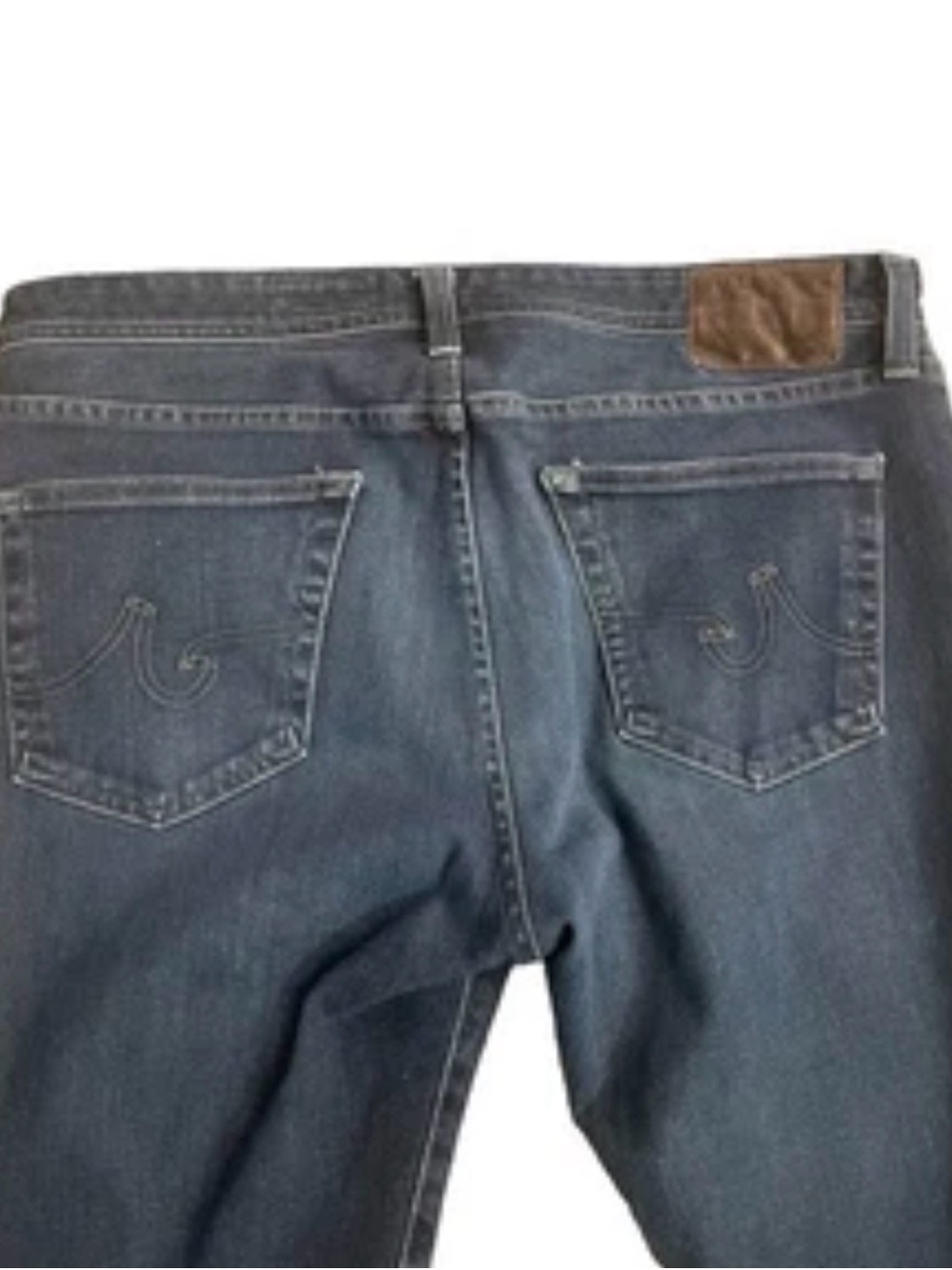 AG Adriano Goldshmeid Dylan Slim Skinny Med/dark wash Blue Jeans Size 36/32 $198 - Picture 3 of 10